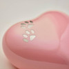 Arielle Pearl Pink Heart Paw Urn