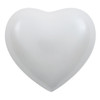 Arielle Pearl White Heart Urn
