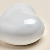 Arielle Pearl White Heart Urn