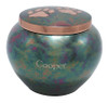 Raku Pawprint Jar Pet Cremation Urn - 4 Sizes
