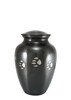 Brass Pawprint Vase Pet Cremation Urn - Small