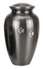 Brass Pawprint Vase Pet Cremation Urn - X-Large