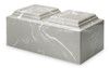Companion Silver Gray Cultured Marble Urn