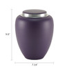 Emerson Amethyst Cremation Urn