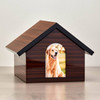 Pet House Brown Cremation Urn - Small