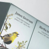 Life Canvas Birds Pewter Companion Beaumont Cremation Urn Left Side