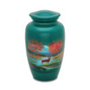 Wildlife Refuge Hand Painted Urn
