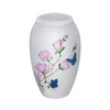 Butterfly Landing Hand Painted Urn