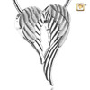 Pendant Angel Wings Rhodium Plated Two Tone
