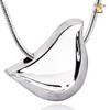 Pendant LoveBird Rhodium Plated Two Tone