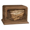 Dimentional Mountain Scene Urn