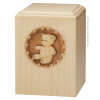 Sculpted Laser Carved Teddy Bear Urn