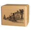 Train Depot Urn