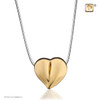 Love Heart Sterling Silver Cremation Jewelry - Gold Vermeil
