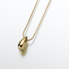 Gold Vermeil Tear Slide Drop Pendant