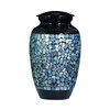 Mosaic Mother of Pearl Urn