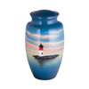 Lighthouse Hand Painted Urn