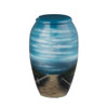 Beach Path Hand Painted Urn