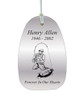 Fisherman Memorial Wind Chime Cremation Urn