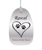 Cat Paws Heart Memorial Wind Chime Cremation Urn