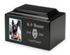 K-9 Service Dog Cultured Marble Urn