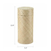 Woven Naturals Palm Tan Scattering Urn