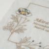 Monumental Memorials Wildflower Gold White