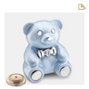 CuddleBear Child Pearl Blue w/ Crystal Urn