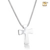 Plain Cross Sterling Silver Cremation Jewelry