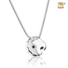 Eagle Polished Sterling Silver Cremation Jewelry