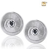 Eternity Earrings Sterling Silver Cremation Jewelry