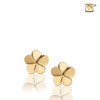 Bloom Gold Vermeil Earrings Sterling Silver Cremation Jewelry