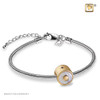 Mother of Pearl Gold Vermeil Cremation Bead