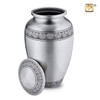 Classic Brushed Pewter Urn