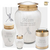 Blessing Pearl White & Bronze Urn