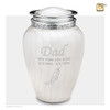 Blessing Pearl White & Silver Urn