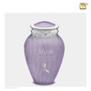 Blessing Lavender Silver Medium Urn