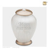 Simplicity Pearl White Medium Urn