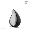 TearDrop Black & Hammered Urn - Medium