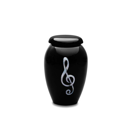 G-Clef Mother of Pearl Ebony Keepsake