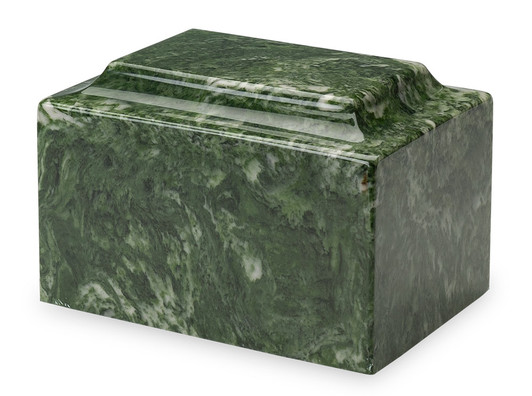 Classic Emerald Cultured Marble Urn