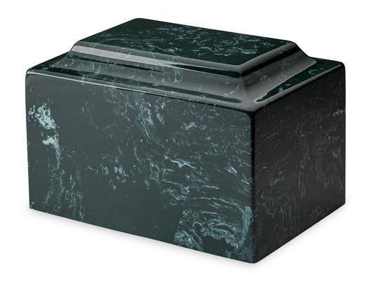 Classic Evergreen Cultured Marble Urn