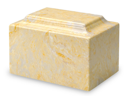 Classic Gold Cultured Marble Urn