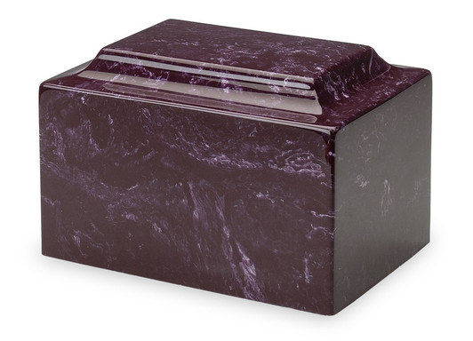Classic Merlot Cultured Marble Urn