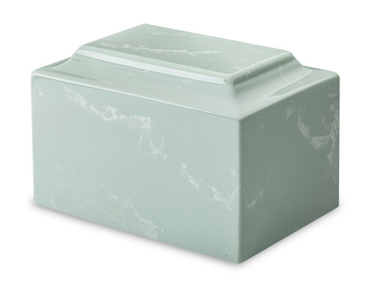 Classic Seafoam Cultured Marble Urn