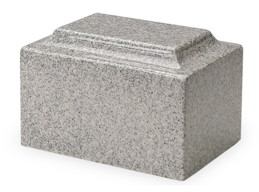 Classic Mist Gray Cultured Marble Urn