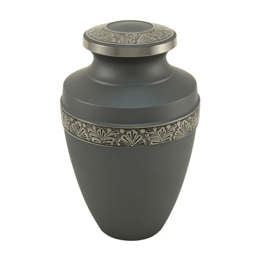 Grecian Rustic Pewter Urn