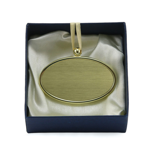Golden Oval Urn Pendant