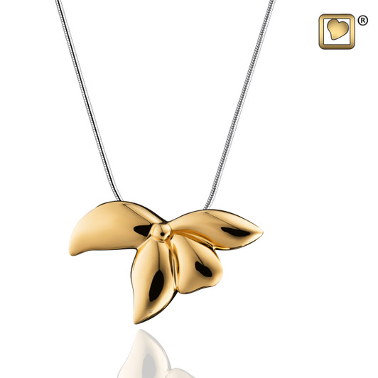 Pendant Orchid Gold Vermeil