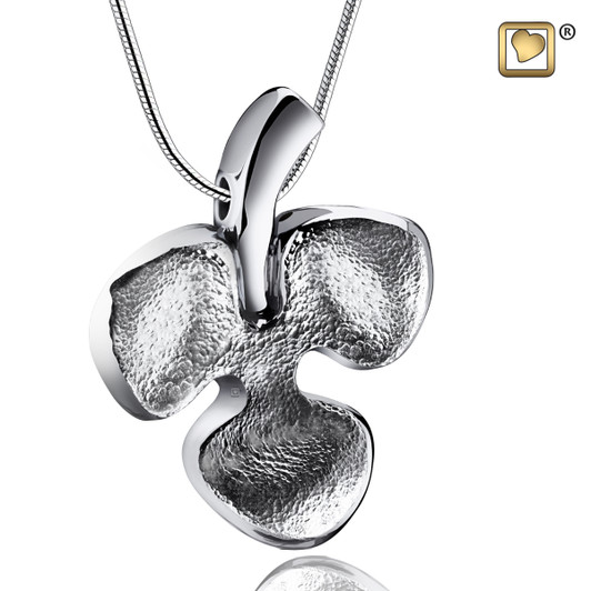 Pendant Shamrock Rhodium Plated Two Tone